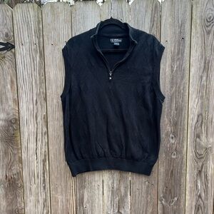PGA‎ Tour Mens 1/4 zip sweater vest sz Large